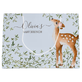 Woodland Deer Baby Dusche Große Geschenktüte