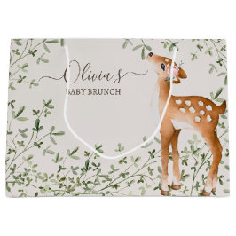 Woodland Deer Baby Dusche Große Geschenktüte