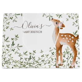 Woodland Deer Baby Dusche Große Geschenktüte