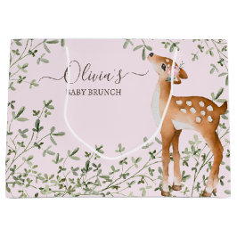 Woodland Deer Baby Dusche Große Geschenktüte