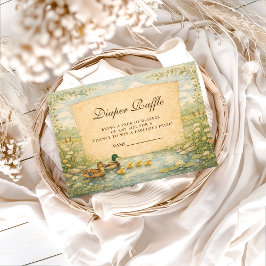 Woodland Duck Diapper Raffle Begleitkarte