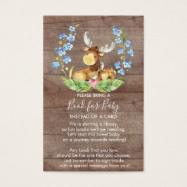 Woodland Elche Book for Baby Card