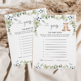 Woodland eucalyptus raten Sie, die Babynahrungskar