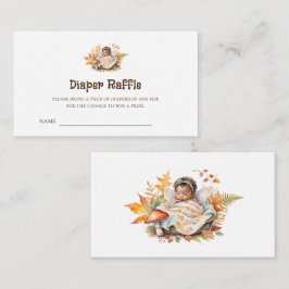 Woodland Fairy Baby Dusche Windeln Raffel Tickets Begleitkarte