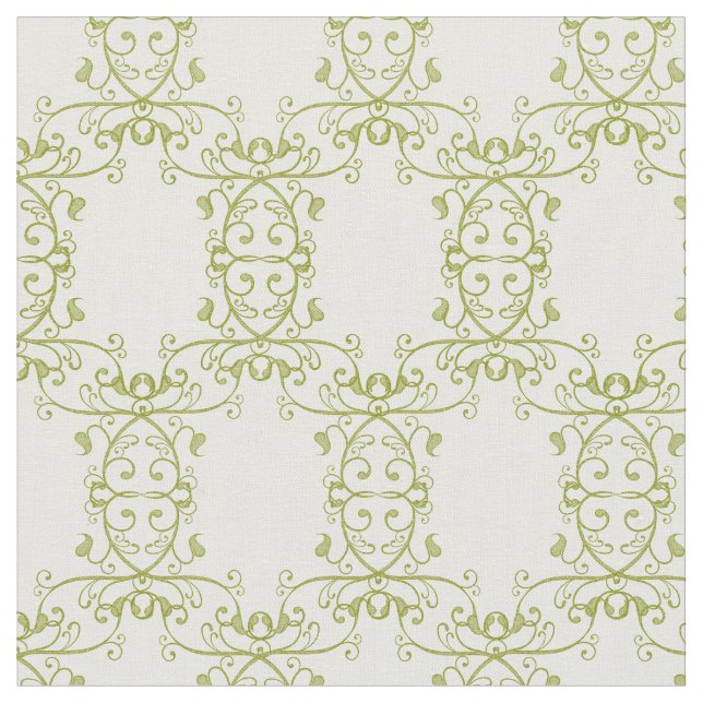 Woodland Fairytale Vine Swirl Baby Neutral Nursery Stoff (Nahaufnahme)