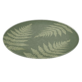 Woodland Fern hinterlässt kundenspezifische Hinter Schneidebrett