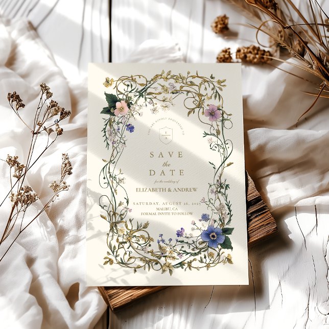 Woodland Fern Wedding Save The Date (Von Creator hochgeladen)