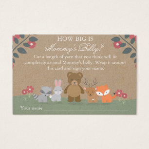 Woodland Florals Baby Shower Mommy's Bly Game