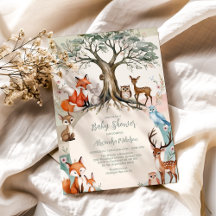 Woodland Forest Animals Kinderdusche