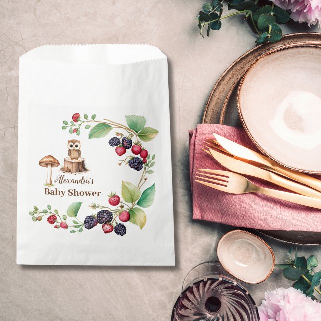 Woodland Forest Animals Kinderdusche Geschenktütchen (Von Creator hochgeladen)