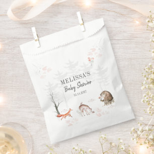 Woodland Forest Baby Dusche Geschenktütchen