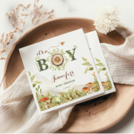 Woodland Forest Baby Dusche Serviette