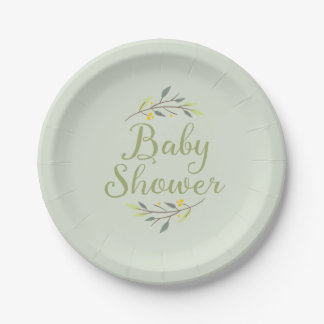 Woodland Forest Baby Dusche Teller