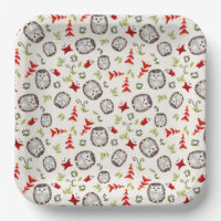 Woodland Forest Fall Floral Couples Kinderdusche