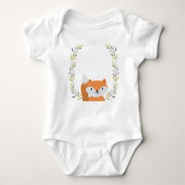 Woodland Forest Fox Baby Onsie Baby Strampler
