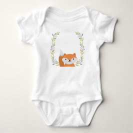 Woodland Forest Fox Baby Onsie Strampler