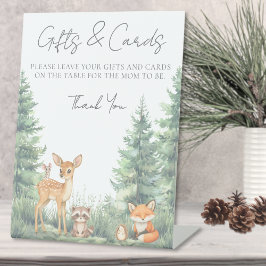 Woodland Forrest Animals Kinderdusche Sockelschild