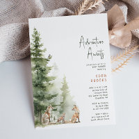 Woodland Fox Adventure erwartet Baby Shower