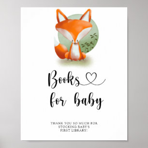 Woodland Fox - Bücher für Baby Poster
