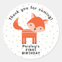 Woodland fox danke Ihnen für Ihre Gastfreundschaft