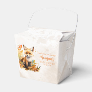 Woodland Fox Niedliche Babydusche Geschenkschachtel