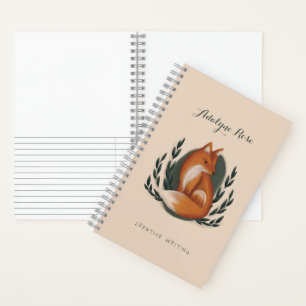Woodland Fox Nursery Notizbuch