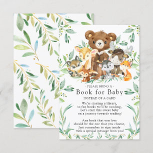 Woodland Friends Babydusche buchen Begleitkarte