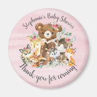 Woodland Friends Girls Baby Dusche Gefallen