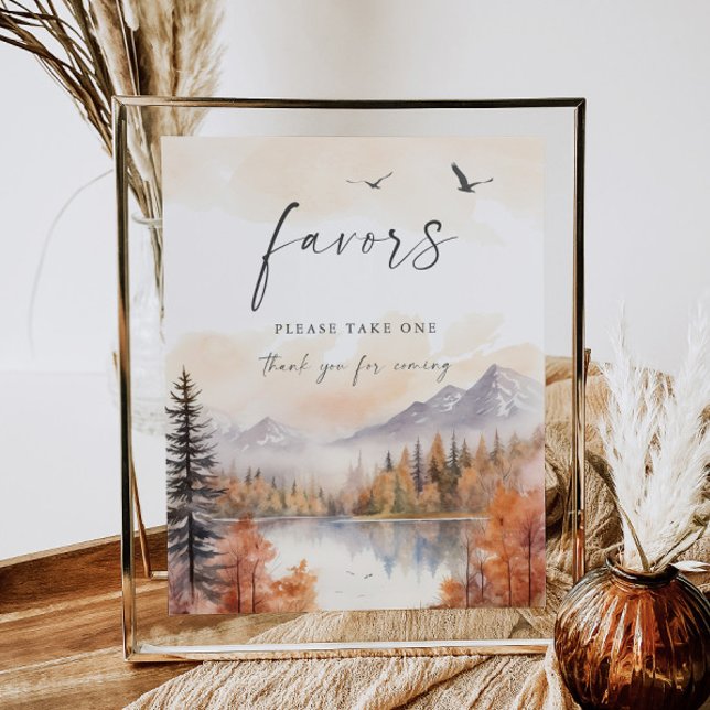 Woodland Gefallen Schild Rustikale Babydusche Hoch (Von Creator hochgeladen)