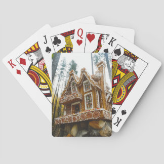 Woodland Gingerbread Mansion Playing Cards Spielkarten