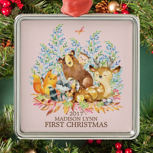 Woodland Girls Baby's 1. Weihnachtsschmuck (Von Creator hochgeladen)