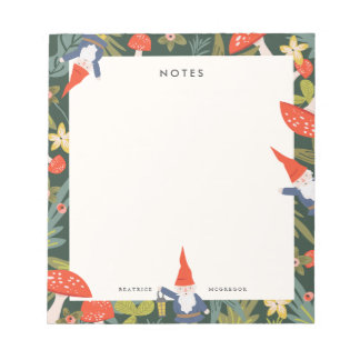Woodland Gnomes Notizblock
