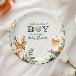 Woodland Houston, wir haben einen Jungen im Weltra Pappteller