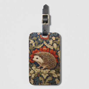 Woodland Igel William Morris Inspiriert Gepäckanhänger
