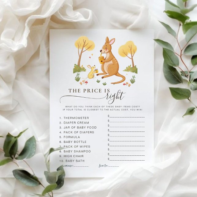 Woodland Kangaroo Der Preis ist das richtige Kinde (Von Creator hochgeladen)