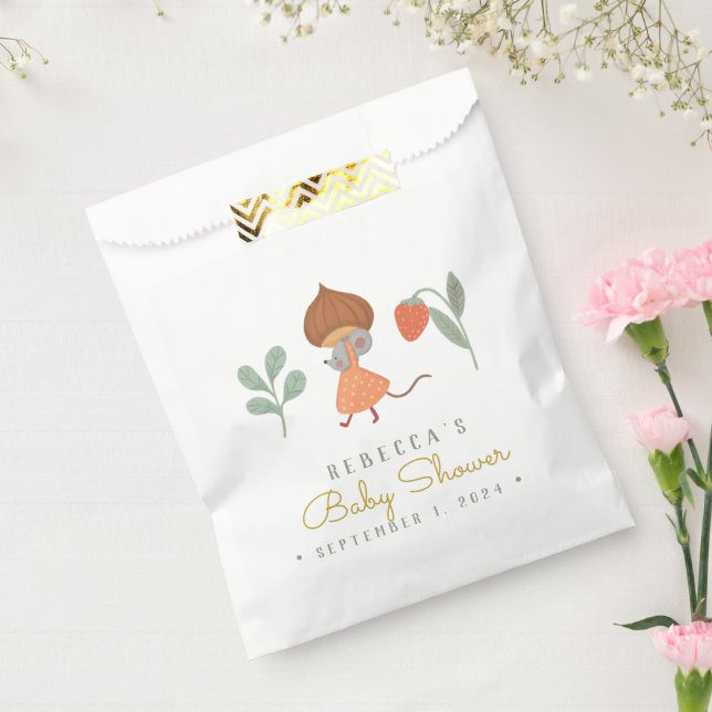 Woodland Kleine Mause Gefallen Tasche Geschenktütchen (Versiegelt)