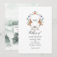 Woodland Laurel Wappen QR Code UAWG Wedding