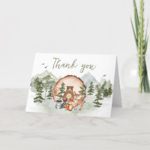 Woodland Ließ die Adventure Begin Baby Dusche