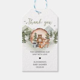 Woodland Ließ die Adventure Begin Gevor Tags Geschenkanhänger