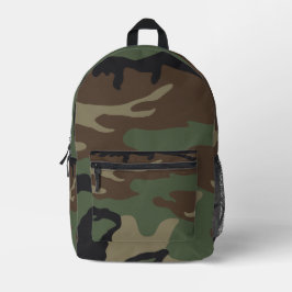 Woodland Military Camouflage Pattern Bedruckter Rucksack