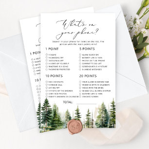 Woodland minimalistisch, was auf Ihrem Handyspiel
