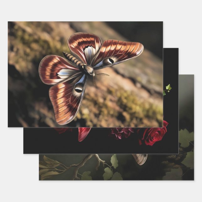  Woodland Moth Geschenkpapier Set (Set)