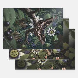  Woodland Moth Geschenkpapier Set