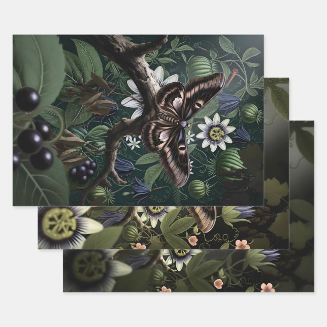  Woodland Moth Geschenkpapier Set (Set)