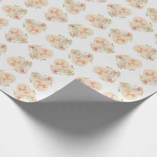 Woodland Mushroom Babydusche Danke Geschenkpapier