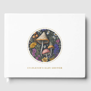 Woodland Mushrooms Baby Showbook Gästebuch