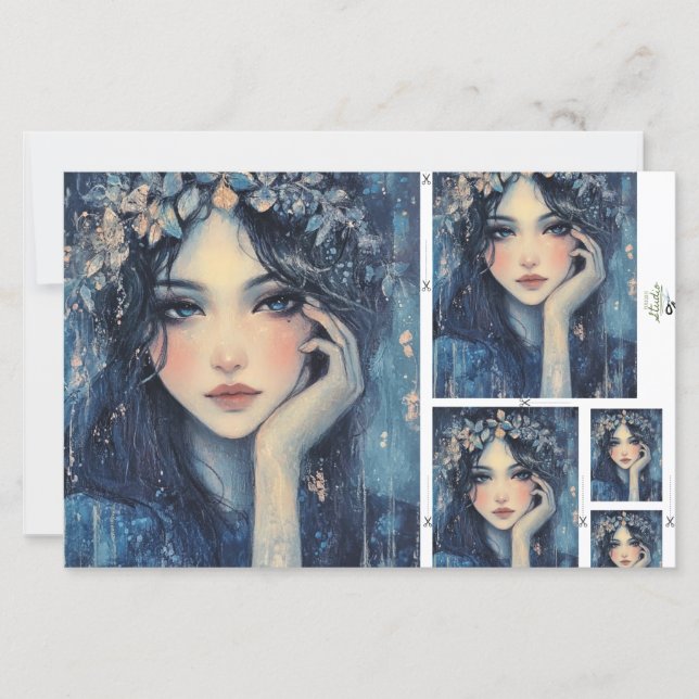 Woodland Nymph Enchantress Paper Sheet (Vorderseite)