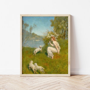 Woodland Nymph   John Collier Poster