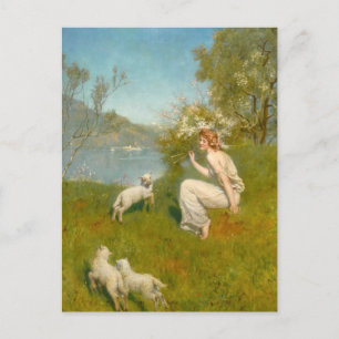 Woodland Nymph   John Collier Postkarte