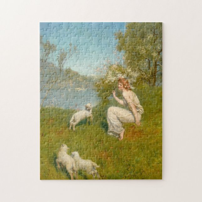 Woodland Nymph | John Collier Puzzle (Vertikal)